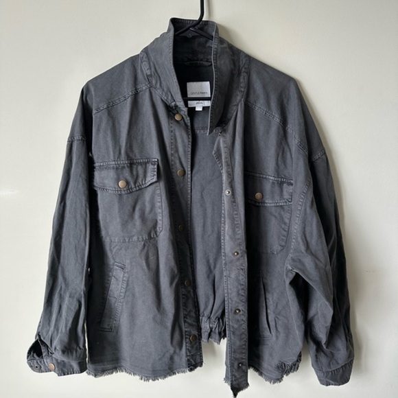 Gentle Fawn Lightweight  Olive Shacket - Picture 1 of 8